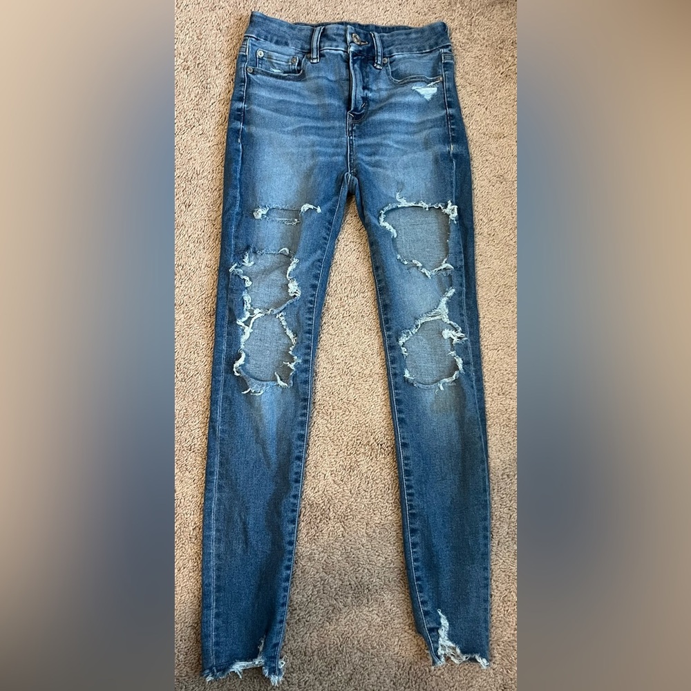 AE hi-rise jeggings